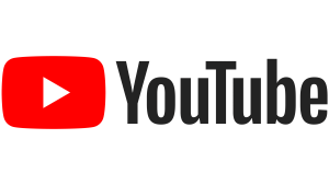 YouTube logo featuring the word "YouTube" in bold red letters on a white background.